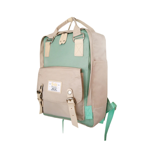 Green/beige large SSK TRAVEL backpack